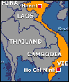 Map showing Hanoi