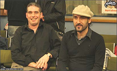 بهزاد و لينکلن ابوتز، هماهنگ کننده هفته موسيقی ايرانی