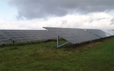 The Solar Power Station near Leipzig.