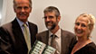 The three English-anguage shortlisted authors Nikolai Tolstoy, Philip Gross and Terri Wiltshire © Academi/Emyr Young