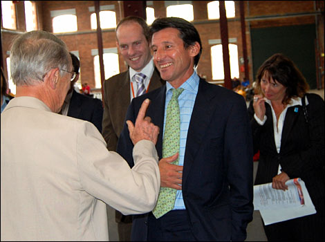 Lord Sebastian Coe, STEAM Swindon Get Active Day