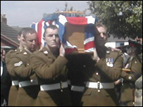 Funeral of Private Adam Morris