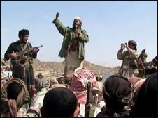 عناصر من القاعدة في ابين