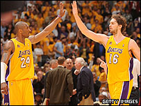 پائو گاسول و کوبی برایانت