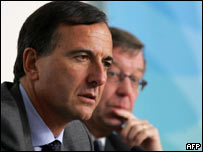 Franco Frattini, comissário comissário europeu para Assuntos Internos 