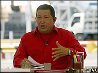O presidente da Venezuela, Hugo Chávez. Foto: AP