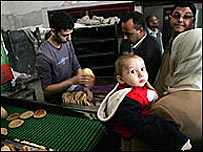 Gazze'de bir fırın