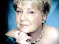 Hollywood glamour for Sylvia Baddeley.