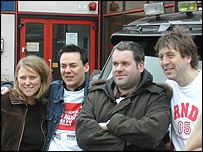 Rachel, Comedy Dave, Chris Moyles and Chappers
