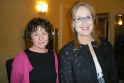 Meryl Streep and Jane Garvey