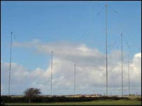 The radio masts at Anthorn
