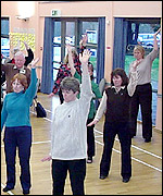 Village Agents doing T'ai Chi