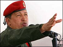 Hugo Chávez, presidente da Venezuela
