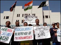 कराची में भारतीय टीम का इंतज़ार