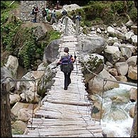 Natali trekking in Bolivia