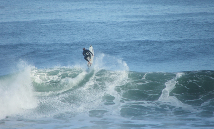 And of course, you gottta get outa there before it collapses on your head. Johnny Fryer. Pic Mark Sep 06