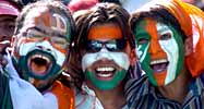 Indian cricket supporters