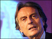 Ferrari's chairman Luca Cordero di Montezemolo