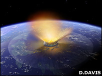 Asteróide cai na Terra