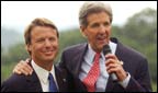 Democratic Presidential candidate Senator John Kerry and Vice Presidential Candidate John Edwards