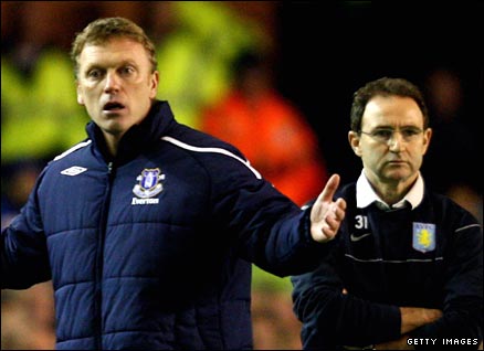 David Moyes and Martin O'Neill
