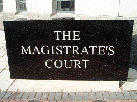 Magistrate's Court sign
