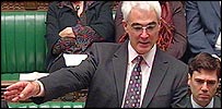 Alistair Darling announces his Northern Rock plan in the Commons