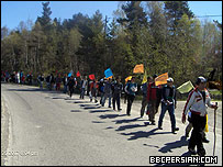 پناهجویان معترض افغان در نروژ