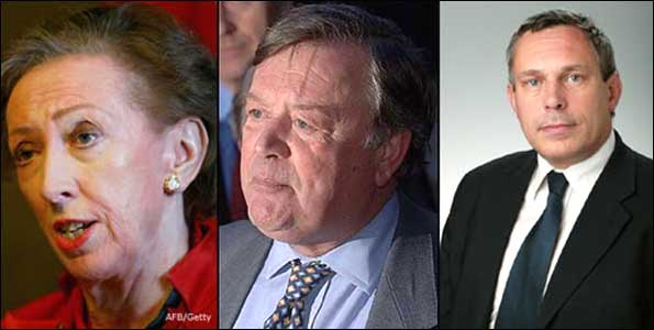 Margaret Beckett, Ken Clarke and Paul Holmes