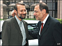 سولانا و لاريجانی