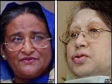 خالدہ ضیاء اور شیخ حسینہ