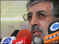 غلامعلی حداد عادل، رییس مجلس شورای اسلامی عکس از مهر 