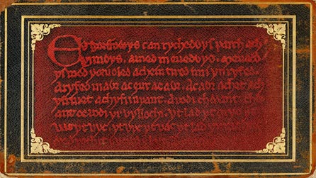 Illustration of Welsh poetry