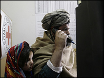 د بنديانو او کورنيو تر منځ دا کتنه د سرۀ صليب لخوا چمتو شوې وه