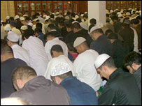Ramadan prayers at mosque