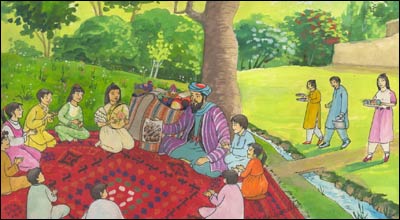 عيد وعيدی گرفتن 