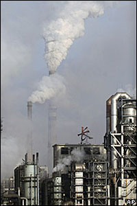 Fábrica na província chinesa de Jilin