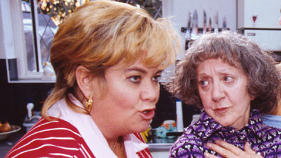 Dawn French and Thelma Barlow