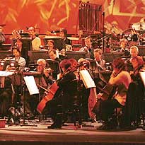 Sir Andrew Davis with the BBC Symphony orchestra