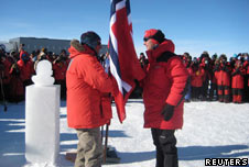 Norway's PM marks 100th anniversary of south pole expedition