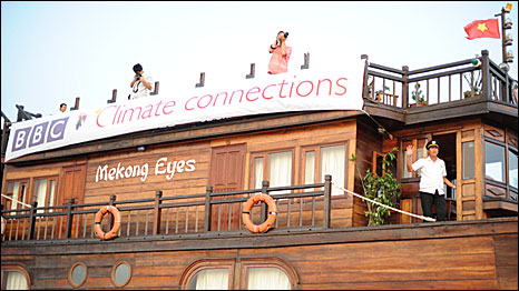 The BBC's Mekong river boat