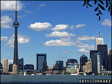 Toronto skyline - file pic