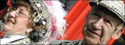 East Londoners in traditional costume