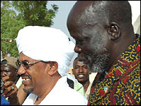 Jonh Garang (vpravo)