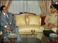 صدر آصف زرداری، جنرل اشفاق کیانی