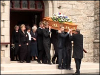 Funeral of plane crash victim Stephen Annett