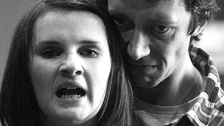 Rhodri Meilir a Lowri Gwynne