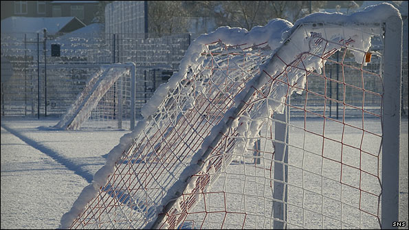 Training sessions have been disrupted by the heavy snow