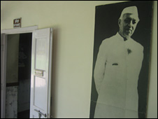Jawaharlal Nehru's picture in Anand Bhavan