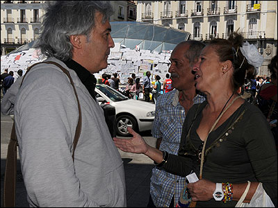 Familia Fundora en Madrid. (Foto: Raquel Pérez)